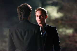 "Under Control" - Pictured (L-R) Ian Somerhalder as Damon and David Anders as John Gilbert in THE VAMPIRE DIARIES on The CW. Photo: Quantrell D.Colbert /The CW ©2010 The CW Network, LLC. All Rights Reserved.