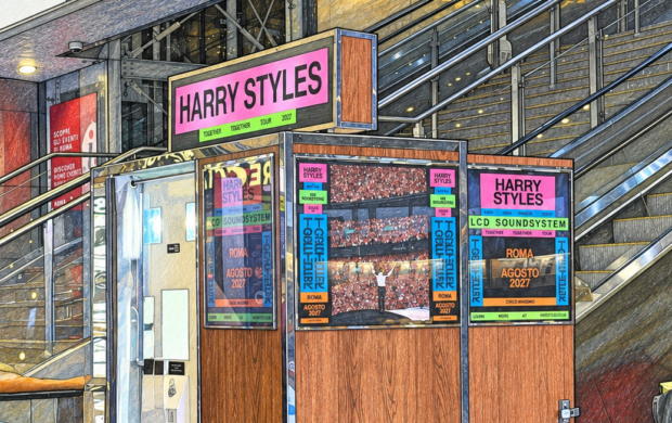 Harry Styles: a Roma Termini arriva il photo booth dedicato ai concerti del 2027