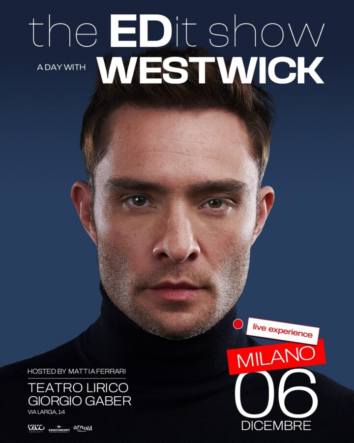 Ed Westwick arriva a Milano con The EDit Show: biglietti, date e dettagli dell'evento